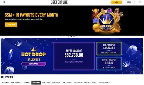 Joe Fortune Casino Review .